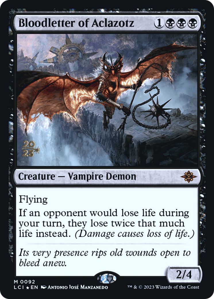 Bloodletter of Aclazotz [The Lost Caverns of Ixalan Prerelease Cards] | Grognard Games