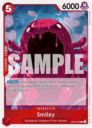 Smiley (OP10-009) - Royal Blood Foil | Grognard Games