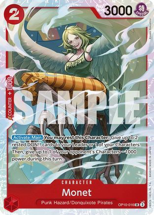 Monet (OP10-016) - Royal Blood Foil | Grognard Games