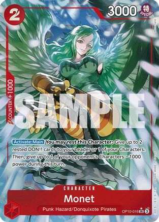 Monet (Parallel) (OP10-016) - Royal Blood Foil | Grognard Games
