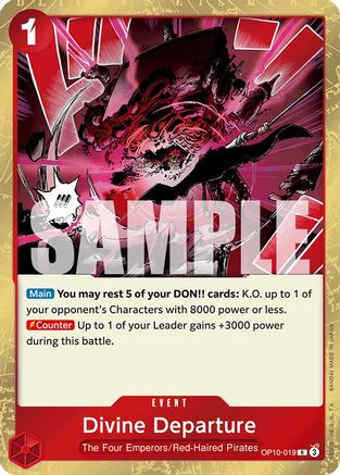 Divine Departure (OP10-019) - Royal Blood Foil | Grognard Games