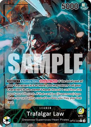 Trafalgar Law (022) (Parallel) (OP10-022) - Royal Blood Foil | Grognard Games