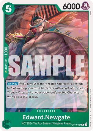 Edward.Newgate (OP10-024) - Royal Blood | Grognard Games