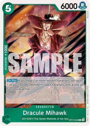 Dracule Mihawk (OP10-029) - Royal Blood Foil | Grognard Games