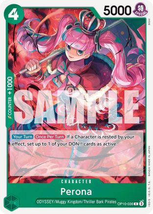 Perona (036) (OP10-036) - Royal Blood | Grognard Games