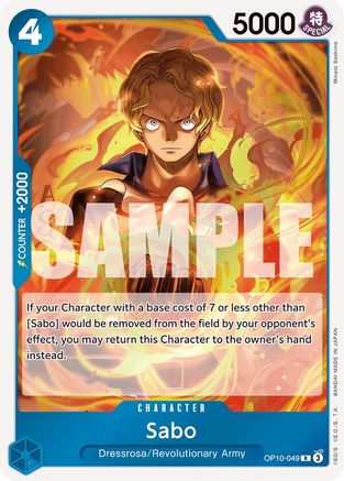Sabo (OP10-049) - Royal Blood Foil | Grognard Games