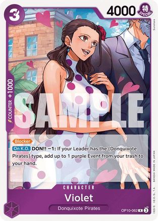 Violet (OP10-062) - Royal Blood Foil | Grognard Games