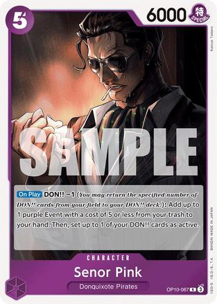 Senor Pink (OP10-067) - Royal Blood Foil | Grognard Games