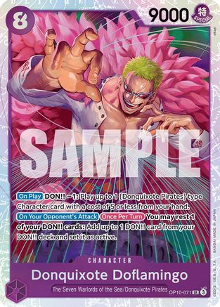 Donquixote Doflamingo (OP10-071) - Royal Blood Foil | Grognard Games