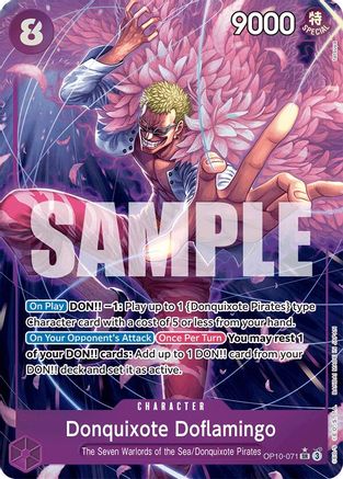 Donquixote Doflamingo (Parallel) (OP10-071) - Royal Blood Foil | Grognard Games
