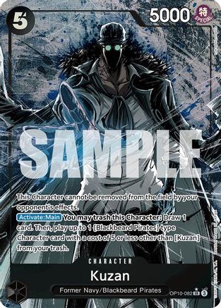 Kuzan (Parallel) (OP10-082) - Royal Blood Foil | Grognard Games