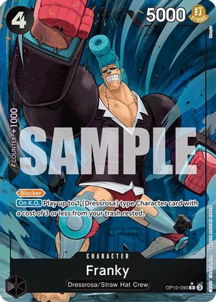 Franky (090) (Parallel) (OP10-090) - Royal Blood Foil | Grognard Games
