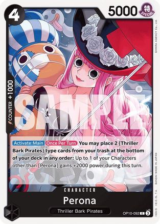 Perona (092) (OP10-092) - Royal Blood | Grognard Games