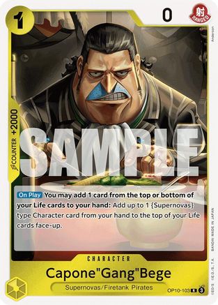 Capone"Gang"Bege (OP10-103) - Royal Blood Foil | Grognard Games