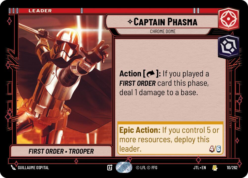 Captain Phasma - Chrome Dome (010/262) (010/257) [Jump to Lightspeed] | Grognard Games