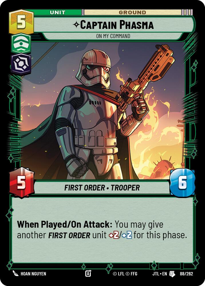 Captain Phasma - On My Command (088/262) (088/257) [Jump to Lightspeed] | Grognard Games