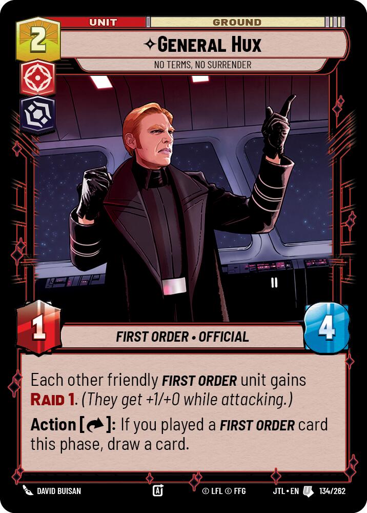 General Hux - No Terms, No Surrender (134/262) (134/257) [Jump to Lightspeed] | Grognard Games