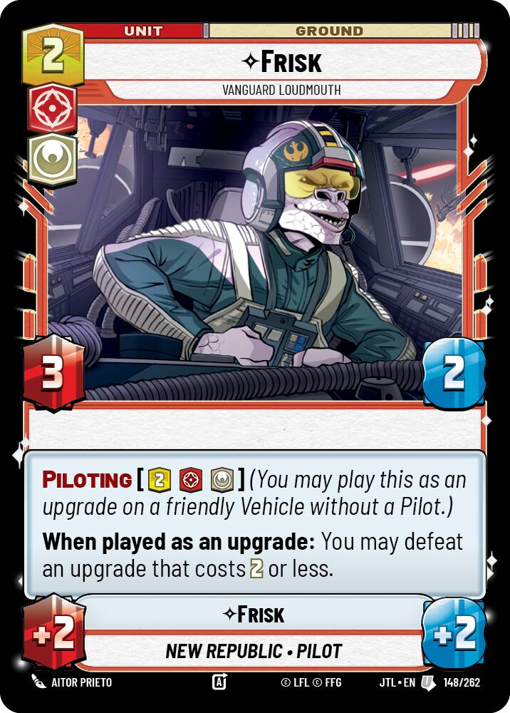 Frisk - Vanguard Loudmouth (148/262) (148/257) [Jump to Lightspeed] | Grognard Games
