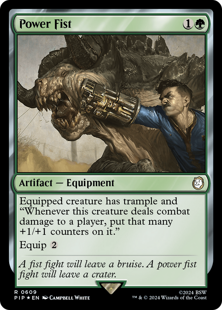 Power Fist (Surge Foil) [Fallout] | Grognard Games