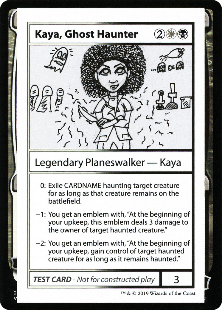 Kaya, Ghost Haunter (2021 Edition) [Mystery Booster Playtest Cards] | Grognard Games