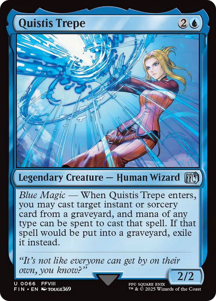 Quistis Trepe (FIN-066) - FINAL FANTASY Foil | Grognard Games