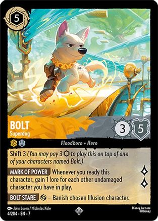 Bolt - Superdog (4/204) [Archazia's Island] | Grognard Games