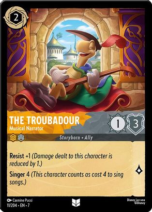 The Troubadour - Musical Narrator (11/204) [Archazia's Island] | Grognard Games