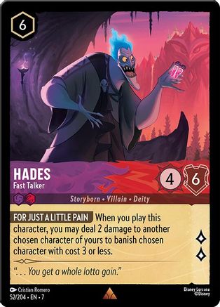 Hades - Fast Talker (52/204) [Archazia's Island] | Grognard Games