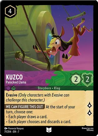 Kuzco - Panicked Llama (71/204) [Archazia's Island] | Grognard Games