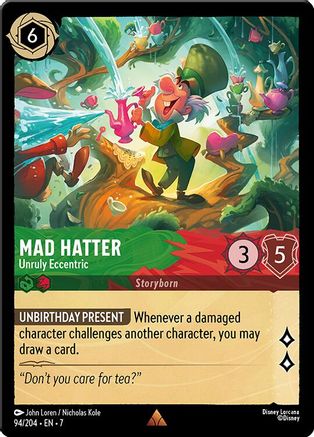 Mad Hatter - Unruly Eccentric (94/204) [Archazia's Island] | Grognard Games