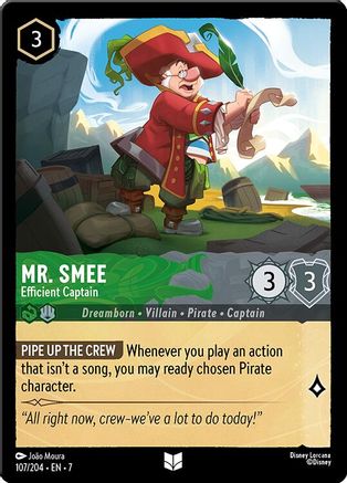 Mr. Smee - Efficient Captain (107/204) [Archazia's Island] | Grognard Games