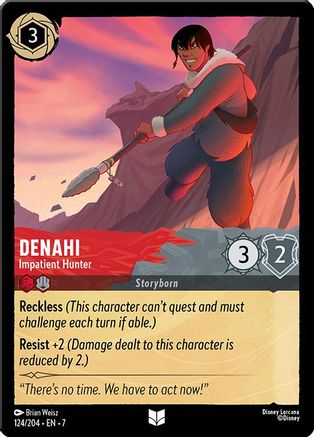 Denahi - Impatient Hunter (124/204) [Archazia's Island] | Grognard Games