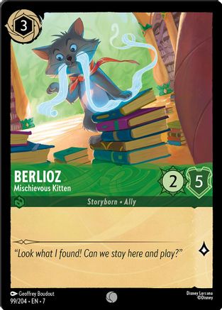 Berlioz - Mischievous Kitten (99/204) [Archazia's Island] | Grognard Games