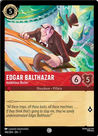 Edgar Balthazar - Ambitious Butler (146/204) [Archazia's Island] | Grognard Games