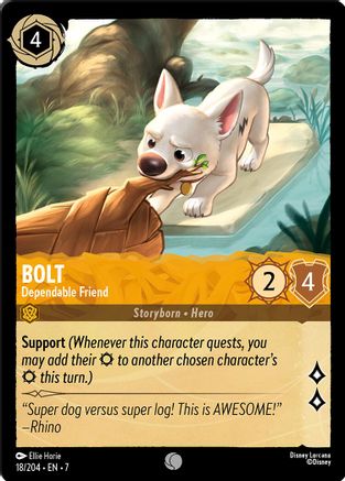 Bolt - Dependable Friend (18/204) [Archazia's Island] | Grognard Games