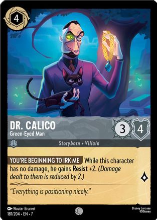Dr. Calico - Green-Eyed Man (181/204) [Archazia's Island] | Grognard Games
