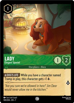 Lady - Elegant Spaniel (100/204) [Archazia's Island] | Grognard Games