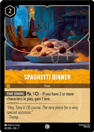 Spaghetti Dinner (42/204) [Archazia's Island] | Grognard Games