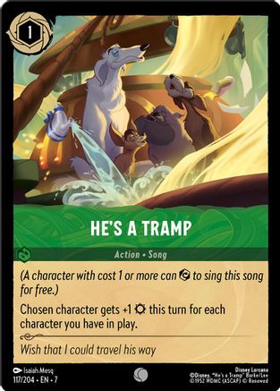 He's a Tramp (117/204) [Archazia's Island] | Grognard Games