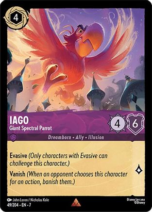 Iago - Giant Spectral Parrot (49/204) [Archazia's Island] | Grognard Games