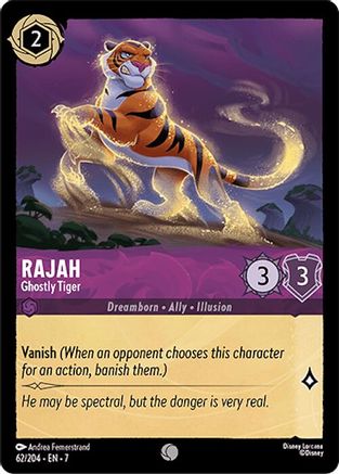 Rajah - Ghostly Tiger (62/204) [Archazia's Island] | Grognard Games