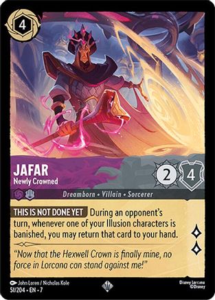 Jafar - Newly Crowned (51/204) [Archazia's Island] | Grognard Games