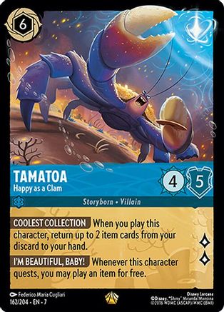 Tamatoa - Happy as a Clam (162/204) [Archazia's Island] | Grognard Games