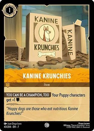 Kanine Krunchies (43/204) [Archazia's Island] | Grognard Games