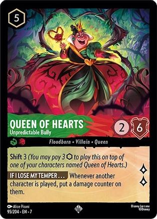 Queen of Hearts - Unpredictable Bully (95/204) [Archazia's Island] | Grognard Games