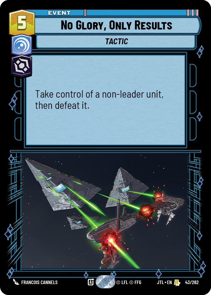 No Glory, Only Results (043/262) (043/257) [Jump to Lightspeed] | Grognard Games