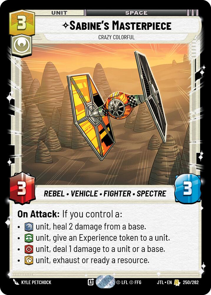 Sabine's Masterpiece - Crazy Colorful (250/262) (250/257) [Jump to Lightspeed] | Grognard Games