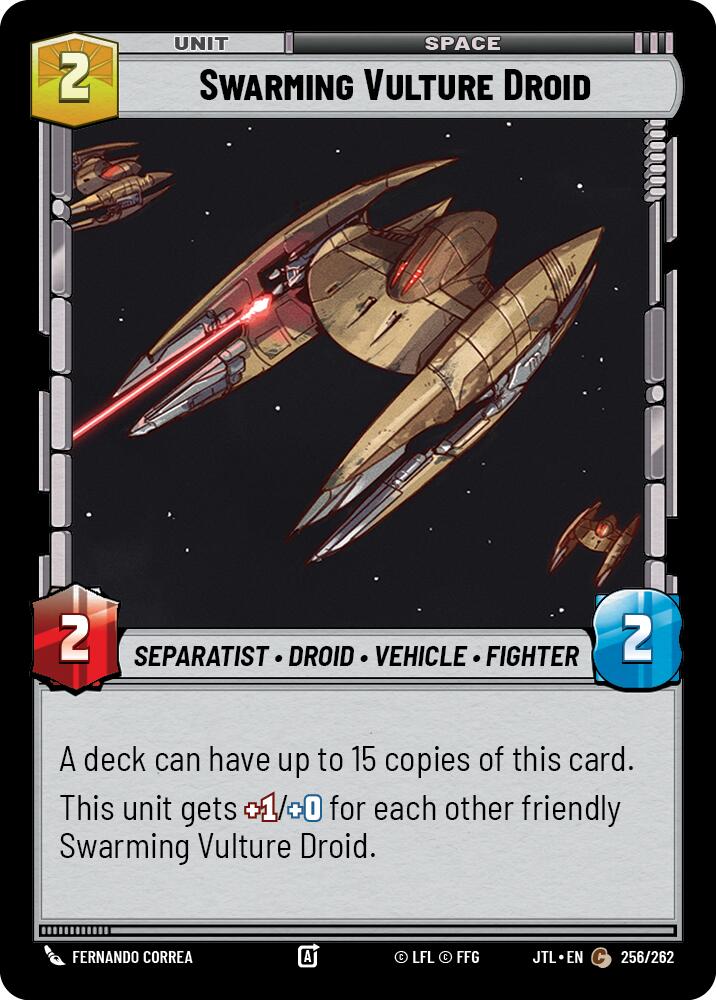 Swarming Vulture Droid (256/262) (256/257) [Jump to Lightspeed] | Grognard Games