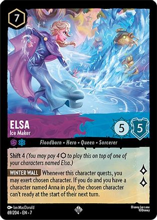 Elsa - Ice Maker (69/204) [Archazia's Island] | Grognard Games