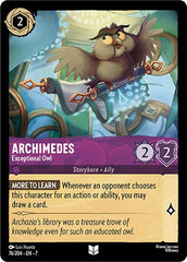 Archimedes - Exceptional Owl (76/204) [Archazia's Island] | Grognard Games